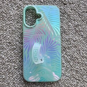 Loopy Aquamarine Dream iridescent iPhone 16 Case